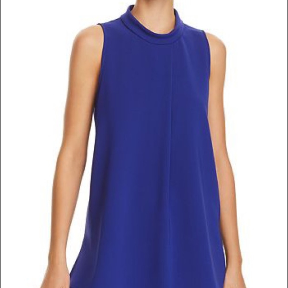 NWT Theory Talniza Admiral Crepe Top Cosmic Blue